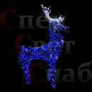 Светодиодный "Северный Олень" Бухарский Синий