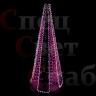 Уличная светодиодная Ёлка 4 м Розовая