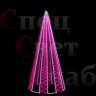 Уличная светодиодная Ёлка 4 м Розовая