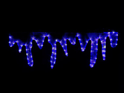 Новогодняя фигура дюралайт "Наледь" 100х35 см,96 LED,мерцание,220V БЕЛО-СИНИЙ