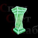 Вазон "Спираль"  1,1 м зеленый