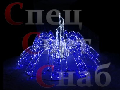 Светодиодный фонтан "Симфония" Синий