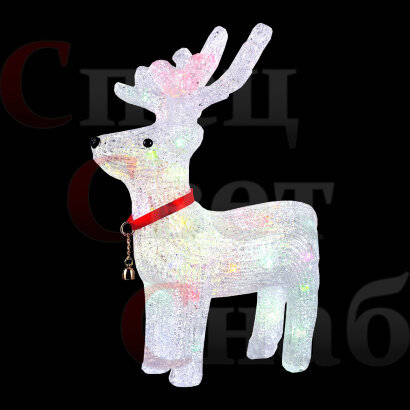 Светодиодная фигура «Олень 28х36х18» 40LED 28 × 36 × 18 см RGB