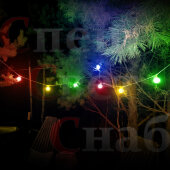 Уличная световая гирлянда Белт Лайт 50 м шаг 40 см Каучук черный