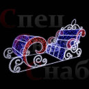 Светодиодные сани Новогодние 3м